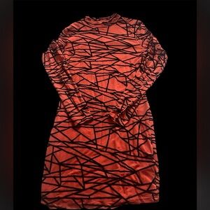 Long sleeve Fitted Mini Dress